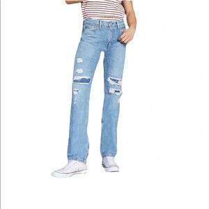 NEW Levis 513 Slim Straight Distressed Jeans 32/30